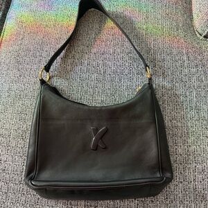 Paloma Picasso Black Leather Bag